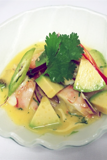 Karides ve Avokado Ceviche