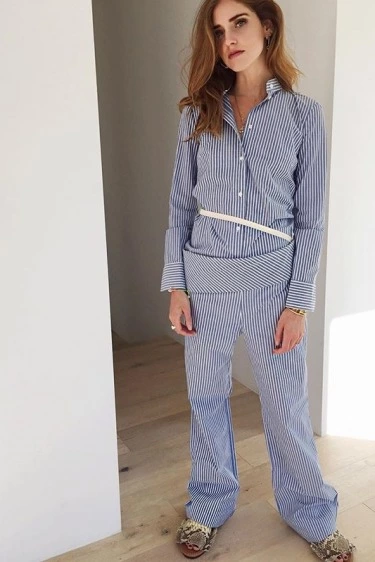 Chira Ferragni, pijama