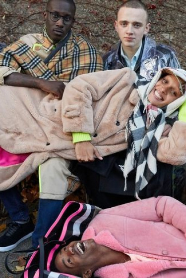 Burberry, Adwoa Aboah, Christopher Bailey