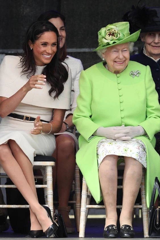 Meghan Markle, Kraliçe Elizabeth
