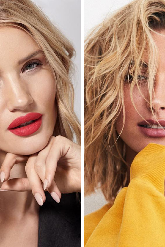 hailey baldwin rosie huntington whiteley