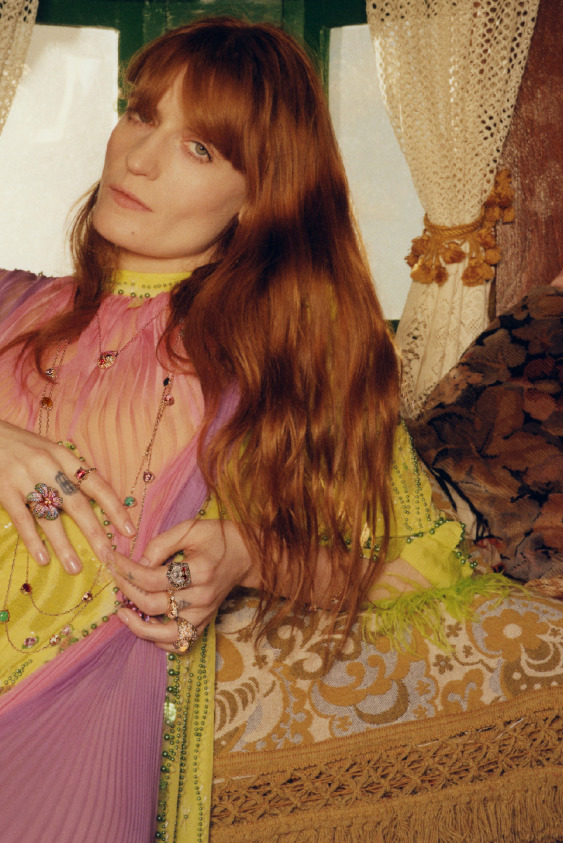 Gucci Mücevherleri Florence Welch'e Emanet