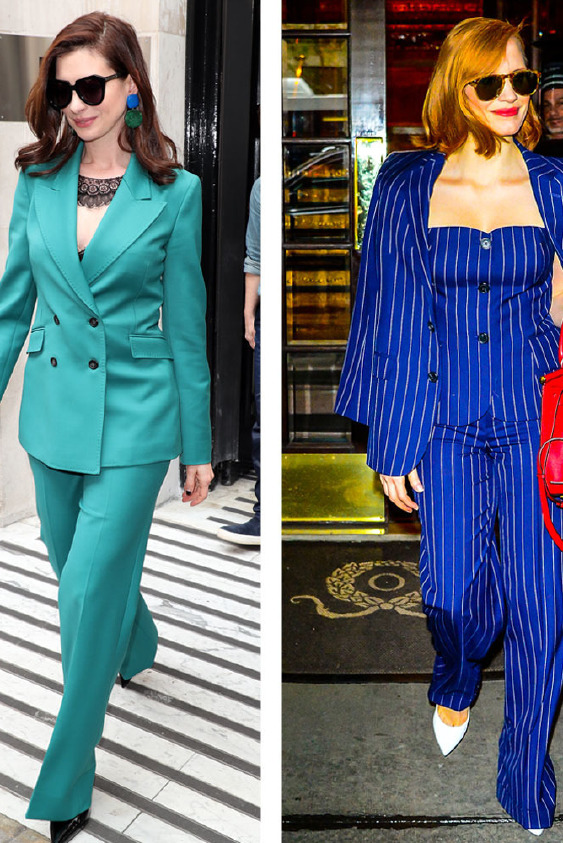 Takım Elbise Düellosu: Jessica Chastain vs. Anne Hathaway