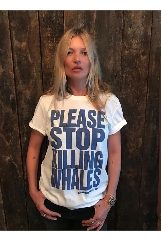 Kate Moss: Balinaları Öldürmeyin!