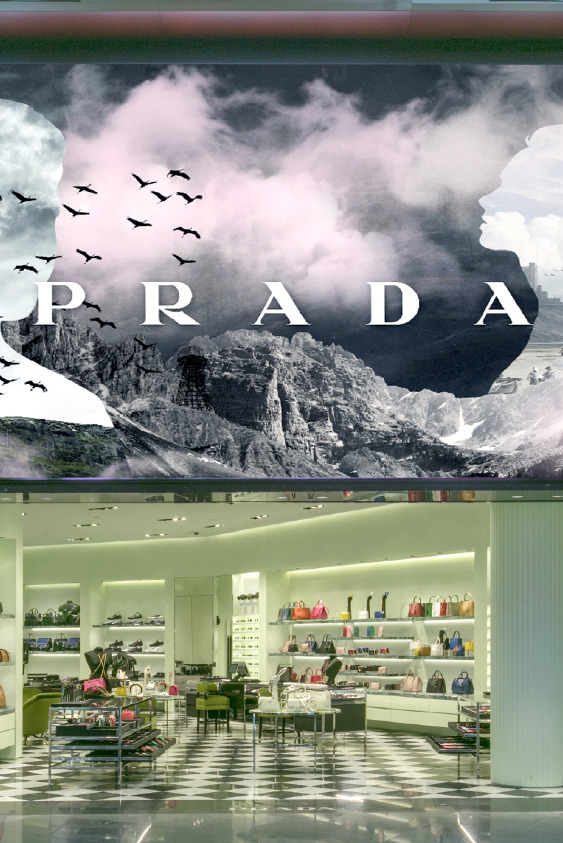 prada,havalimanı,mağaza