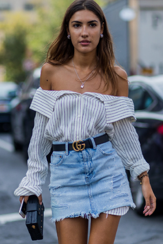 Stil Sokaktan: Denim Etek Giymenin 4 Yolu