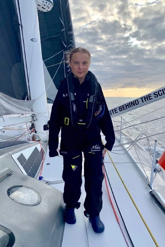 16 Yaşındaki Aktivist Greta Thunberg'in Atlantik Yolculuğu