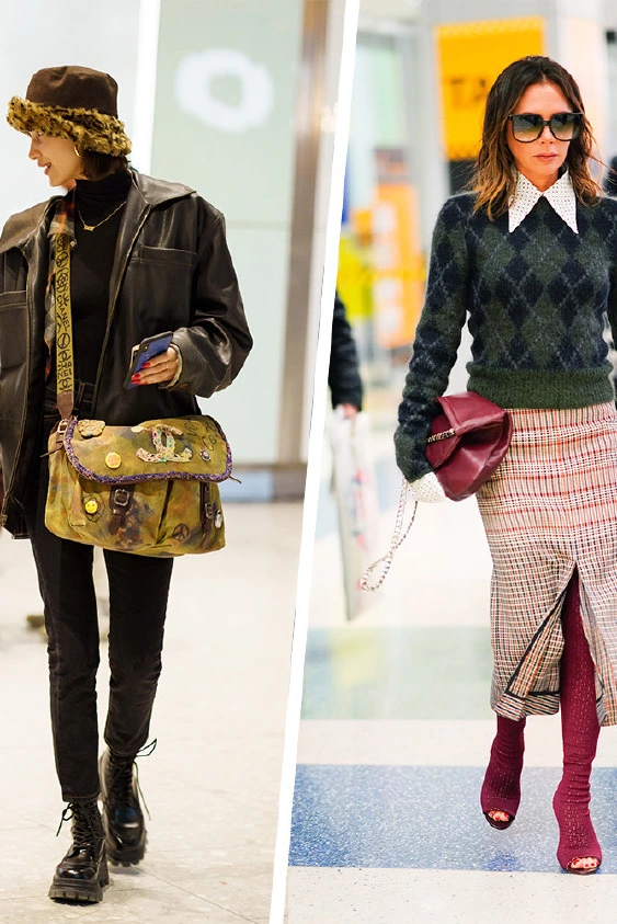 Havalimanı Stil Düellosu: Bella Hadid vs. Victoria Beckham
