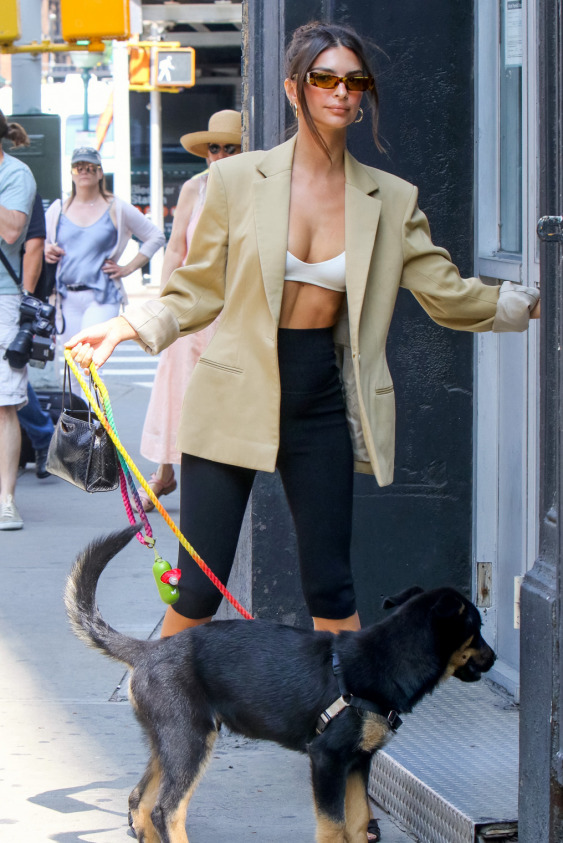 Emily Ratajkowski'den Blazer Giyme Dersleri