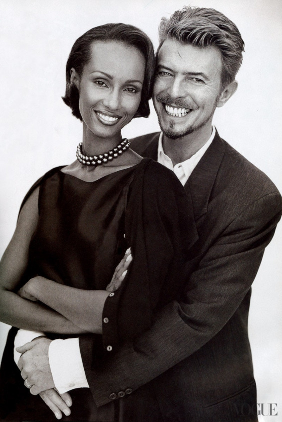 Geçmişten Bugüne Stil Sahibi Çiftler David Bowie ve Iman