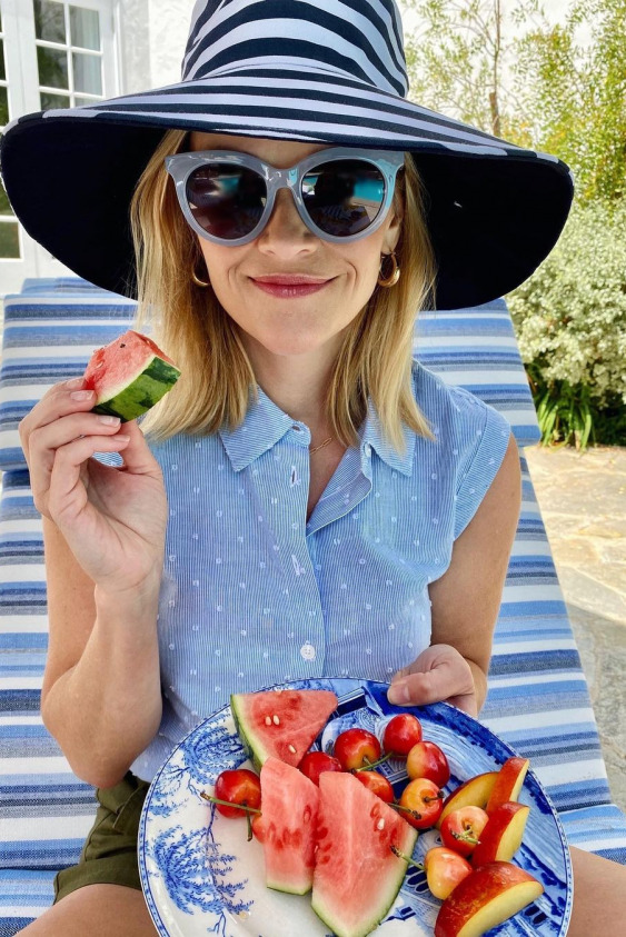 Ünlülerin Instagram Hesaplarından Yemek İlhamı Reese Witherspoon
