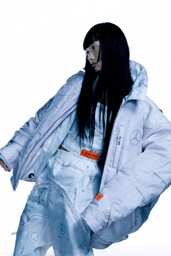 Mercedes Benz ve Heron Preston