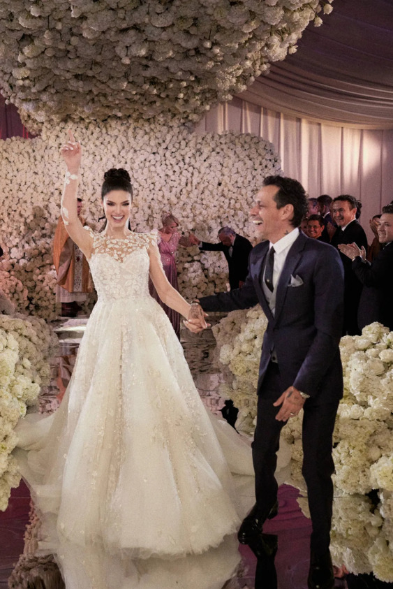 Nadia Ferreira İle Marc Anthony Düğününden Özel Kareler