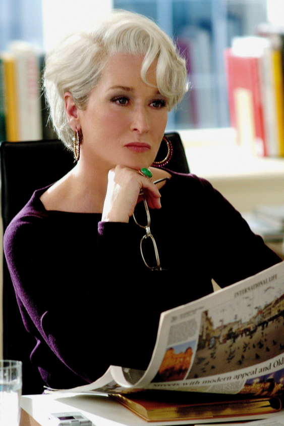 Miranda Priestly ve Bixie Saç Kesimi Yeniden Sahnede