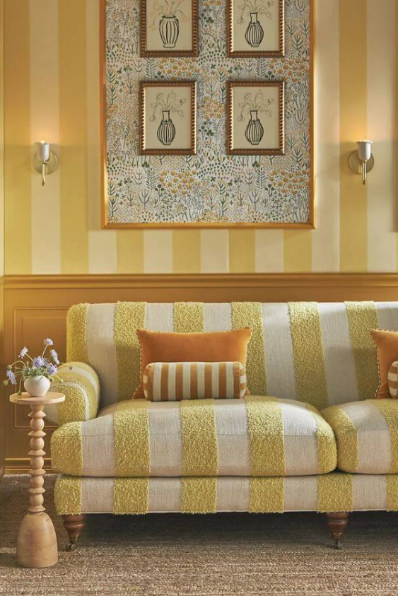 2025 Yaz Dekorasyon Trendleri Arasında Çizgi Desenler Öne Çıkıyor