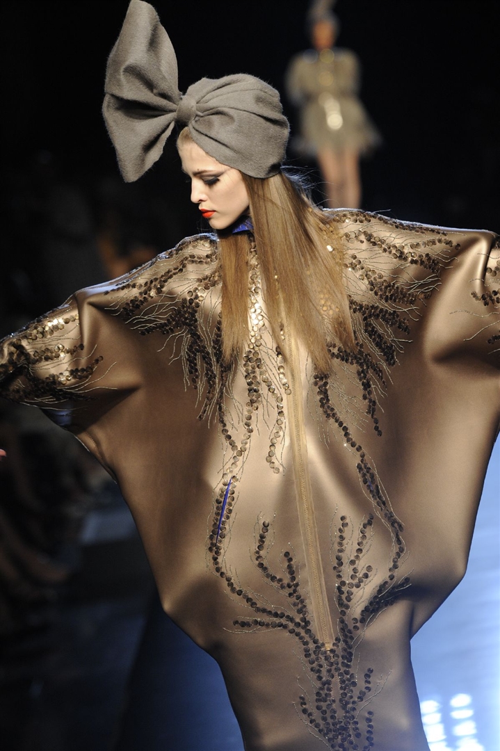 Jean Paul Gaultier 2010 Sonbahar/Kış Couture Detay