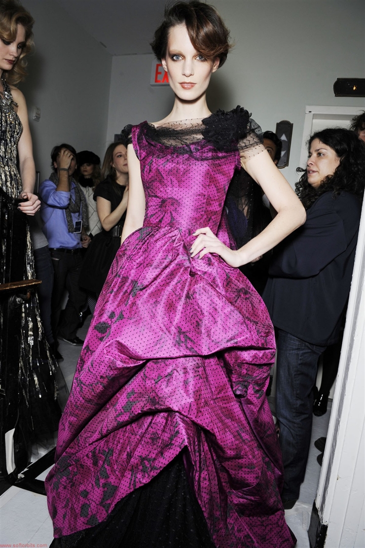 Oscar de la Renta 2010-2011 Sonbahar/Kış Çekim Arkası