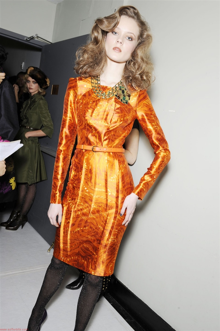Oscar de la Renta 2010-2011 Sonbahar/Kış Çekim Arkası