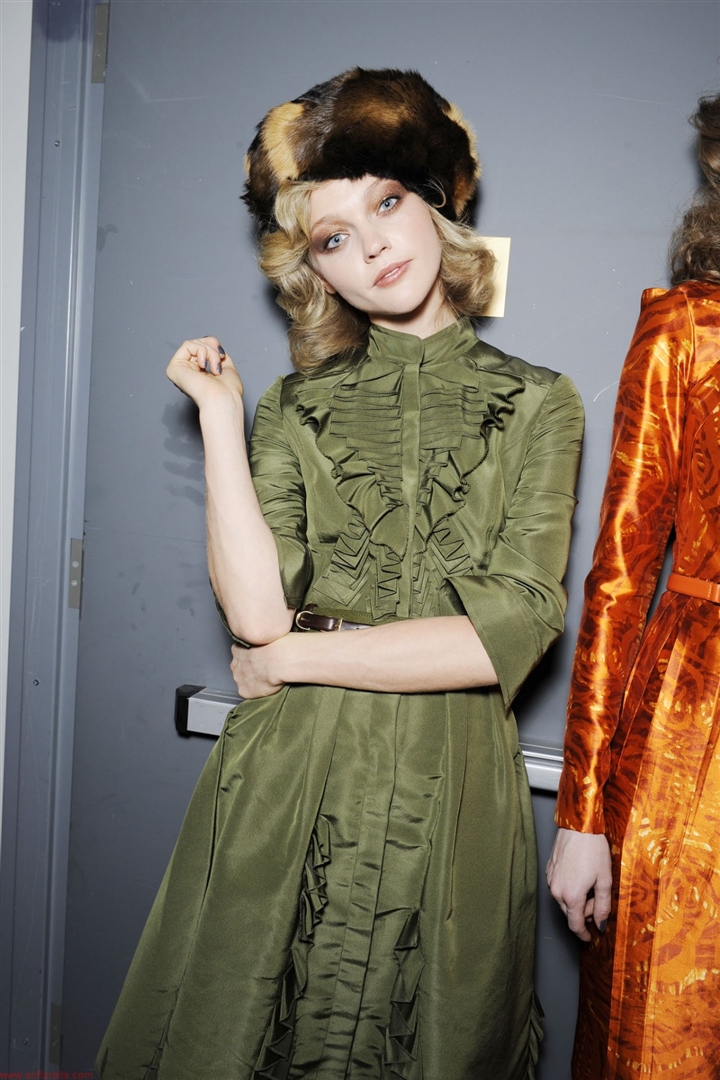 Oscar de la Renta 2010-2011 Sonbahar/Kış Çekim Arkası