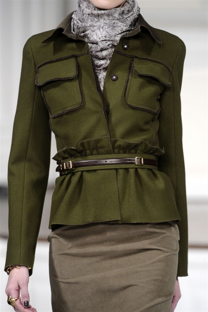 Oscar de la Renta 2010-2011 Sonbahar/Kış Detay