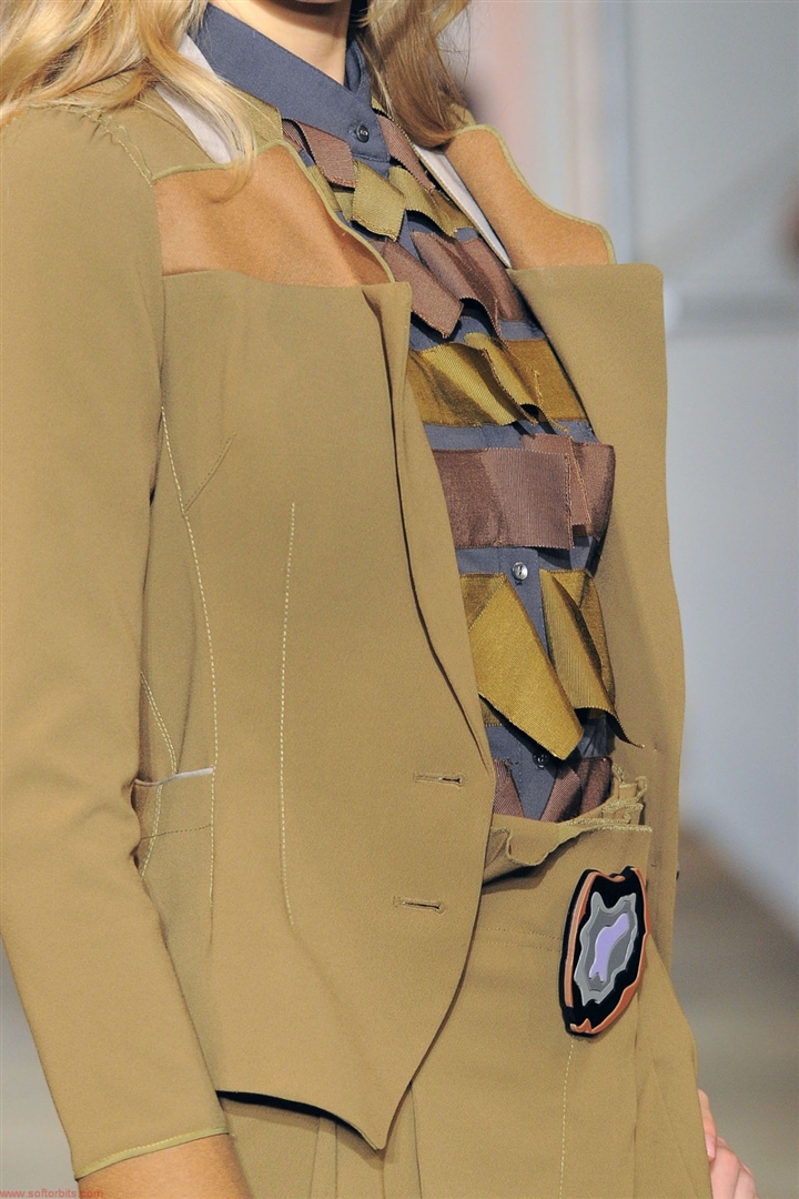 Zac Posen 2010-2011 Sonbahar/Kış Detay