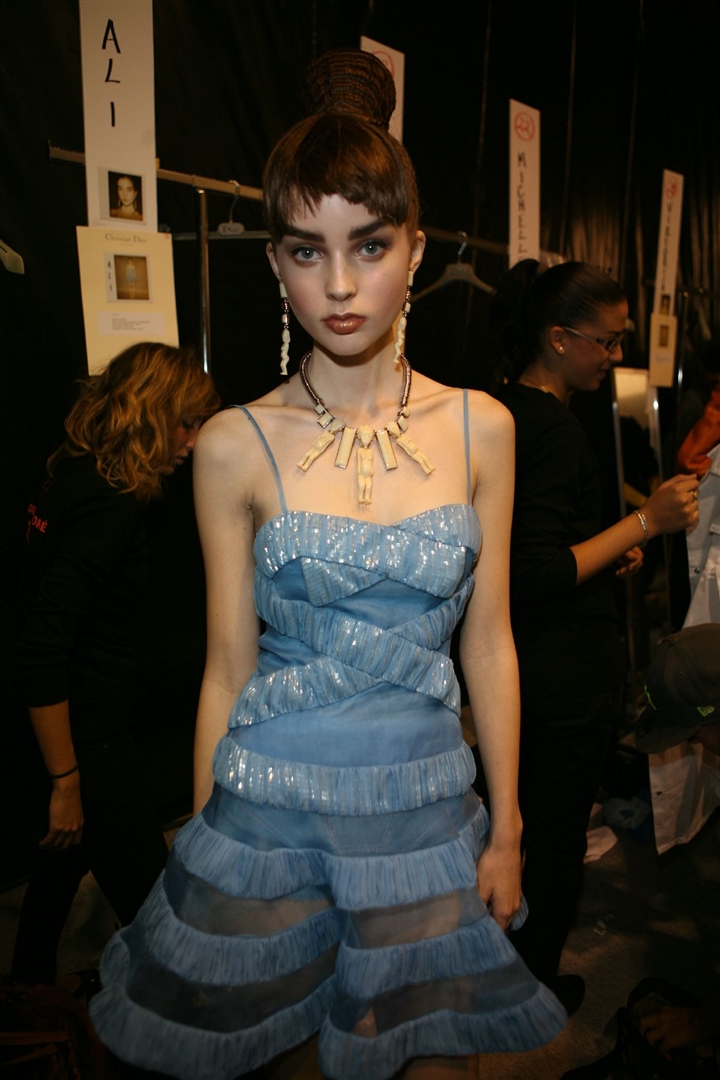 Christian Dior 2009 İlkbahar/Yaz Çekim Arkası