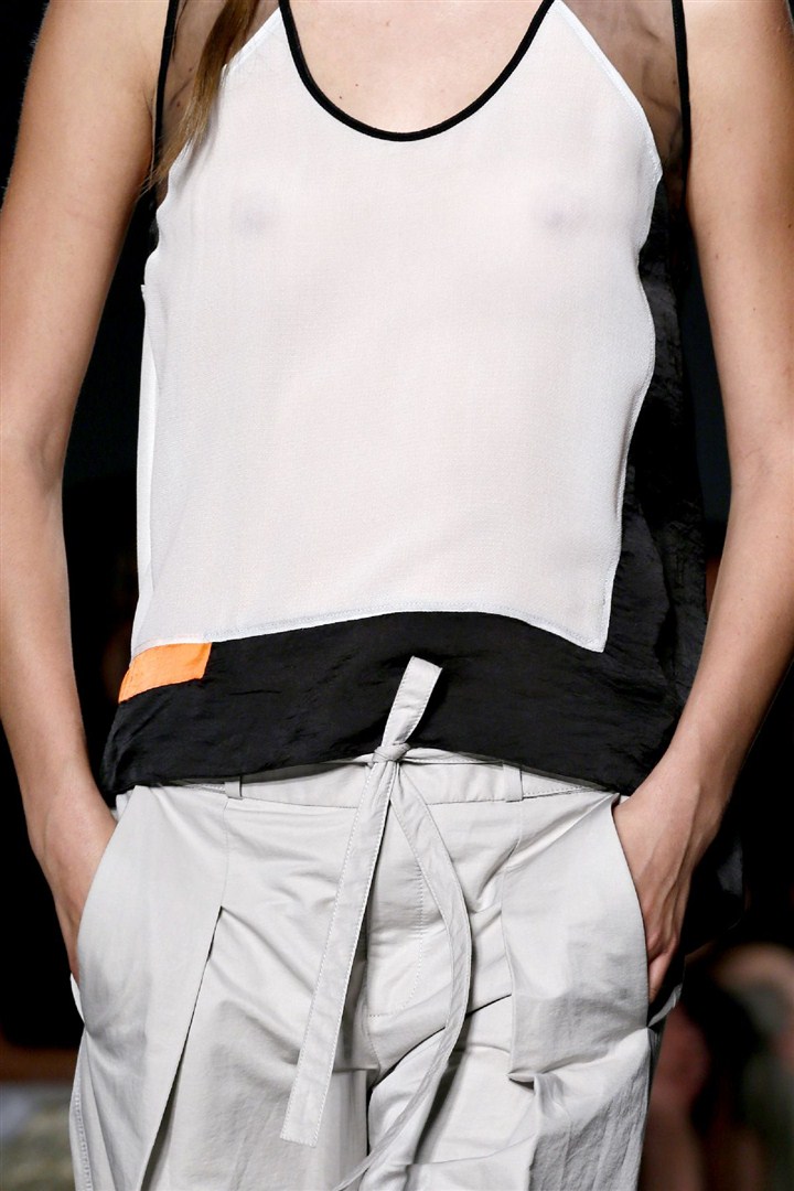 Helmut Lang 2013 İlkbahar/Yaz Detay