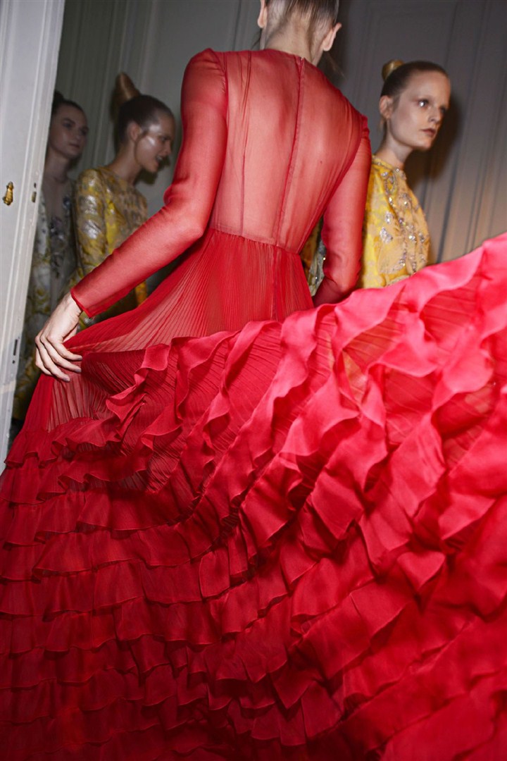 Valentino 2012-2013 Sonbahar/Kış Couture Çekim Arkası