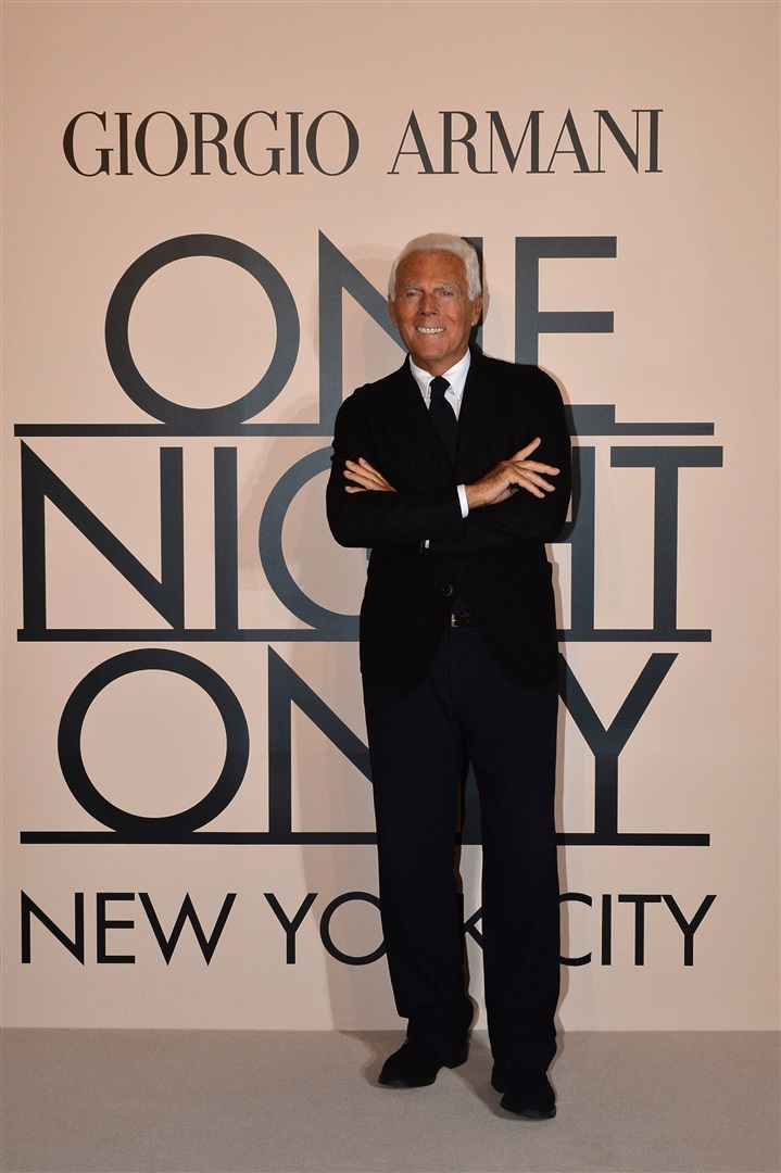 Giorgio Armani: One Night Only New York