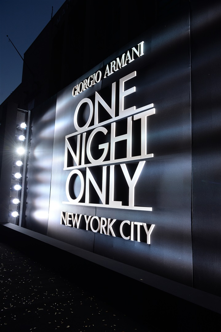 Giorgio Armani: One Night Only New York