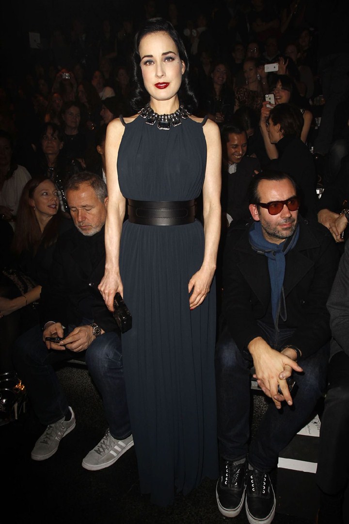 Lanvin 2012-2013 Sonbahar/Kış Ön Sıradakiler