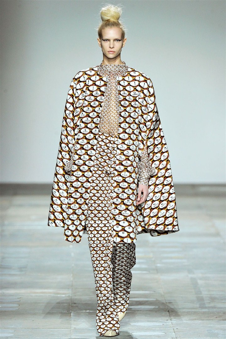 Mary Katrantzou 2012-2013 Sonbahar/Kış