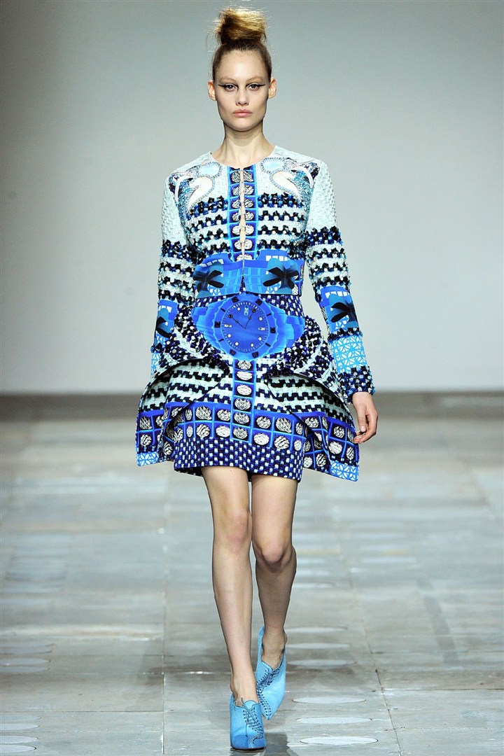 Mary Katrantzou 2012-2013 Sonbahar/Kış