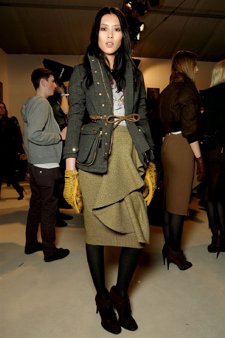 Burberry Prorsum 2012-2013 Sonbahar/Kış Çekim Arkası