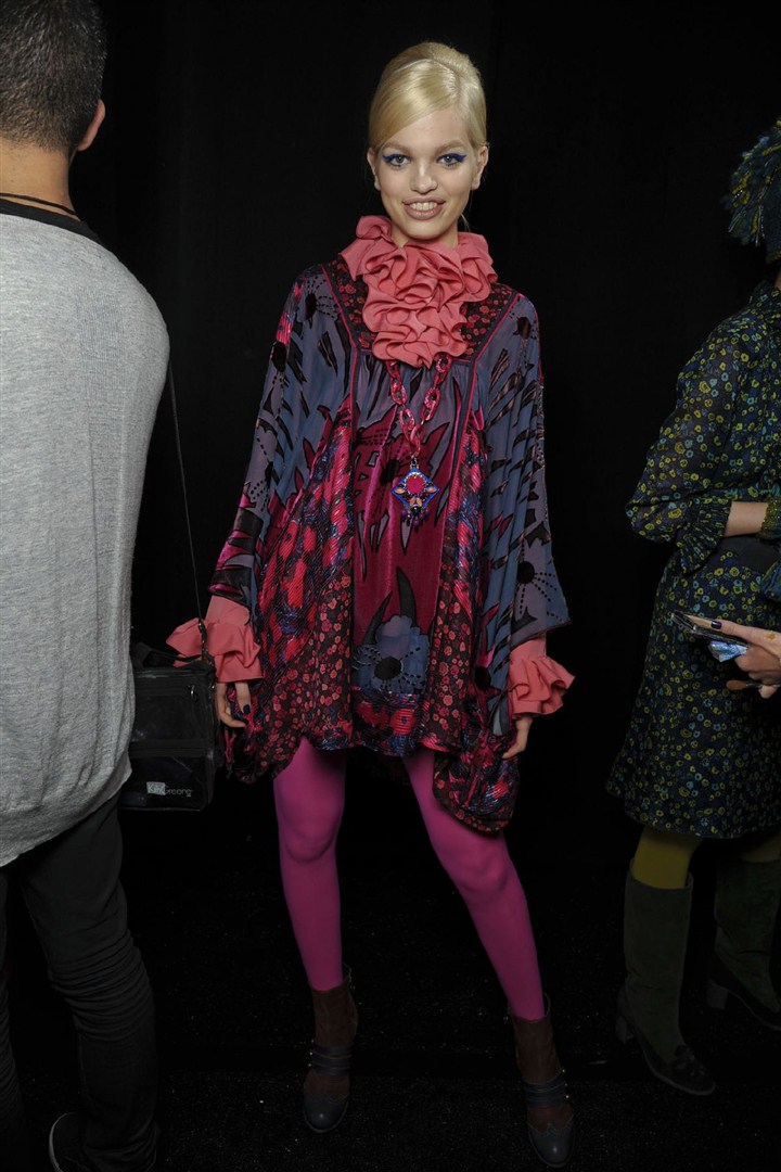 Anna Sui 2012-2013 Sonbahar/Kış Çekim Arkası