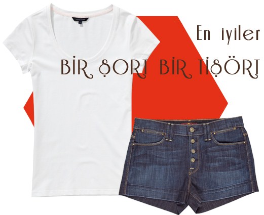 Bir şort bir tişört