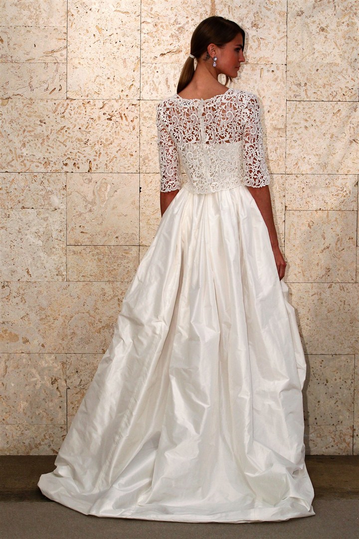 Oscar de la Renta 2012-2013 Sonbahar/Kış Gelinlik