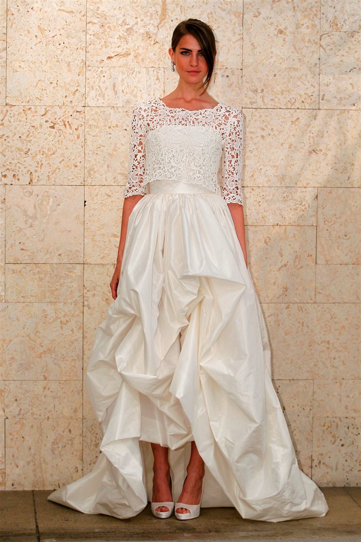 Oscar de la Renta 2012-2013 Sonbahar/Kış Gelinlik