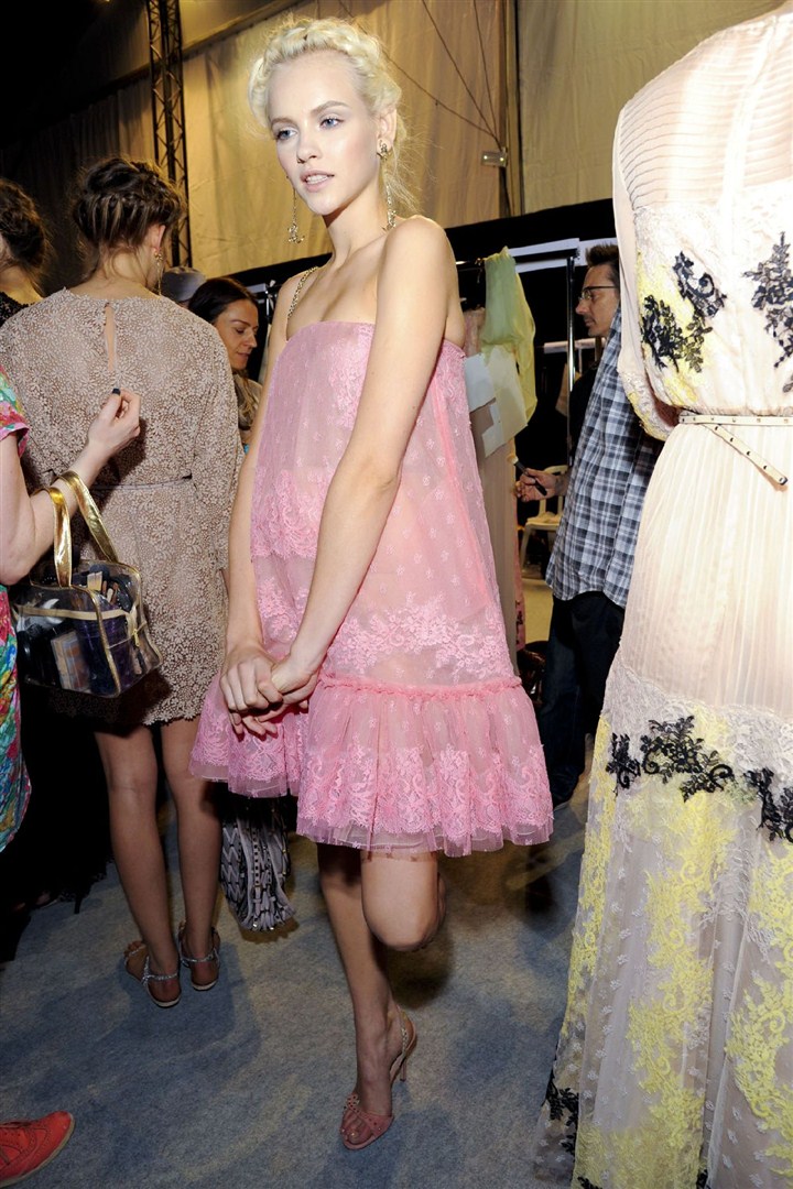 Valentino 2012 İlkbahar/Yaz Çekim Arkası