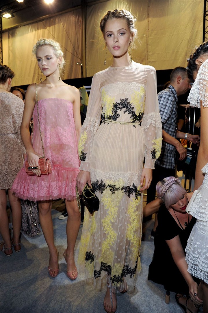 Valentino 2012 İlkbahar/Yaz Çekim Arkası