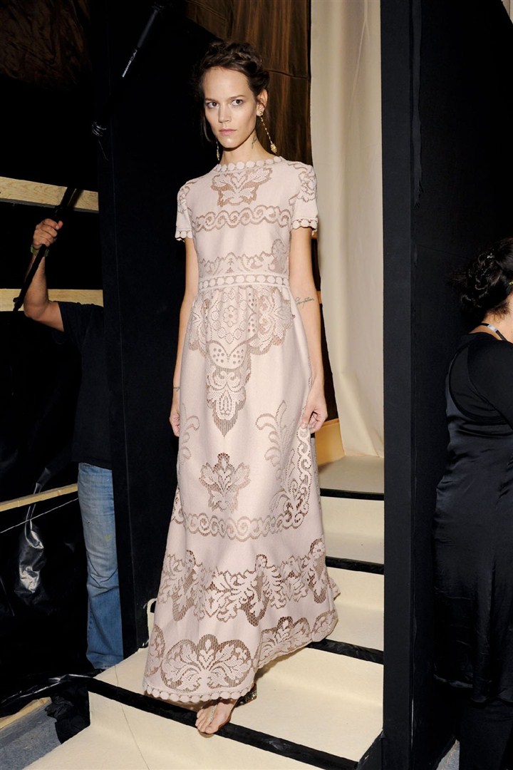 Valentino 2012 İlkbahar/Yaz Çekim Arkası