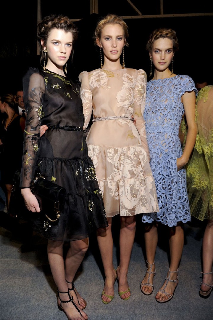 Valentino 2012 İlkbahar/Yaz Çekim Arkası