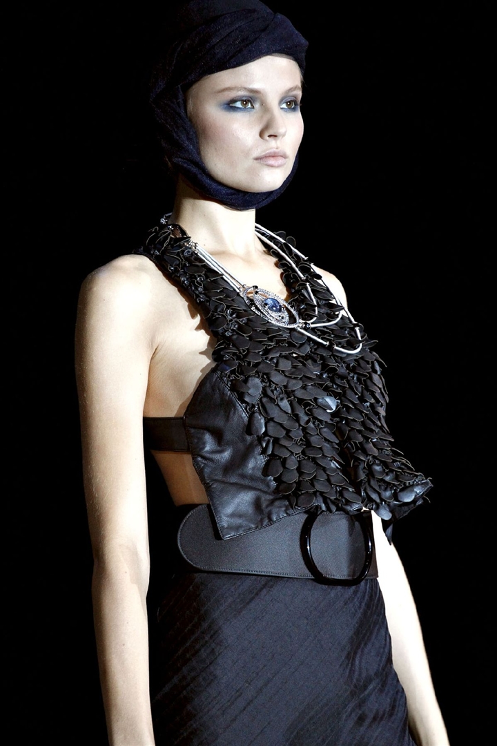 Giorgio Armani 2011 İlkbahar/Yaz Detay