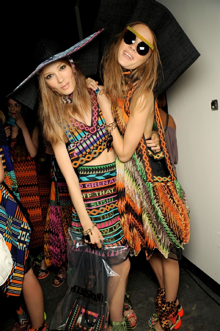 Missoni 2011 İlkbahar/Yaz Çekim Arkası