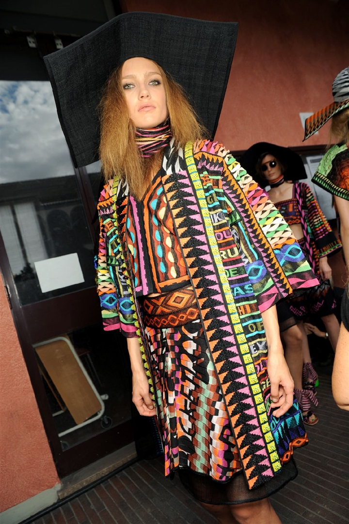 Missoni 2011 İlkbahar/Yaz Çekim Arkası