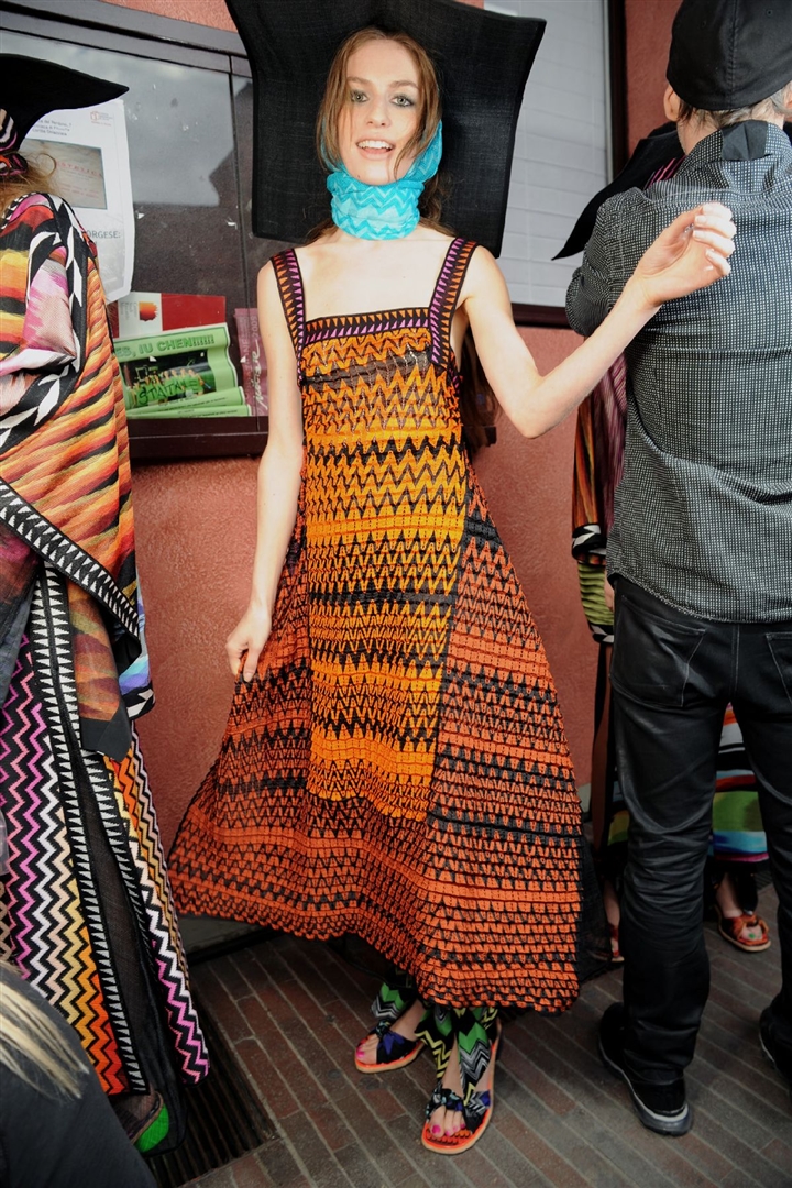 Missoni 2011 İlkbahar/Yaz Çekim Arkası