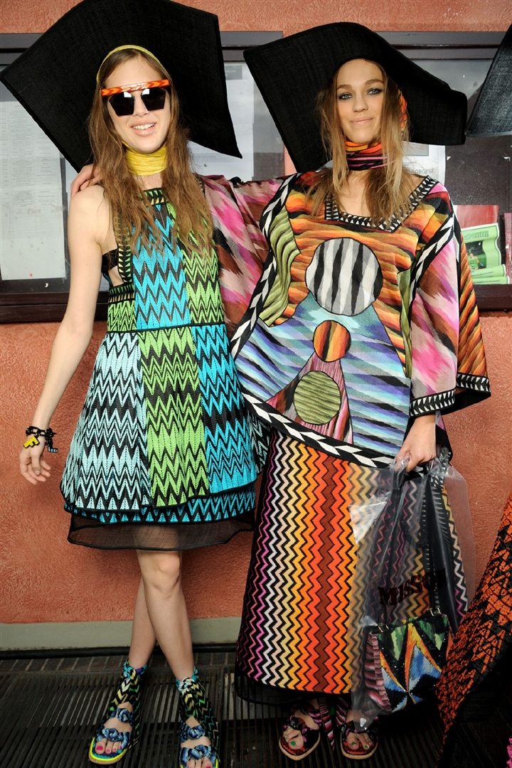 Missoni 2011 İlkbahar/Yaz Çekim Arkası