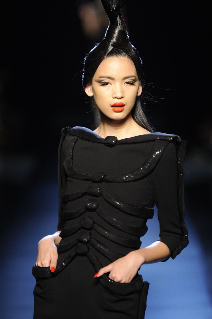 Jean Paul Gaultier 2010 Sonbahar/Kış Couture Detay