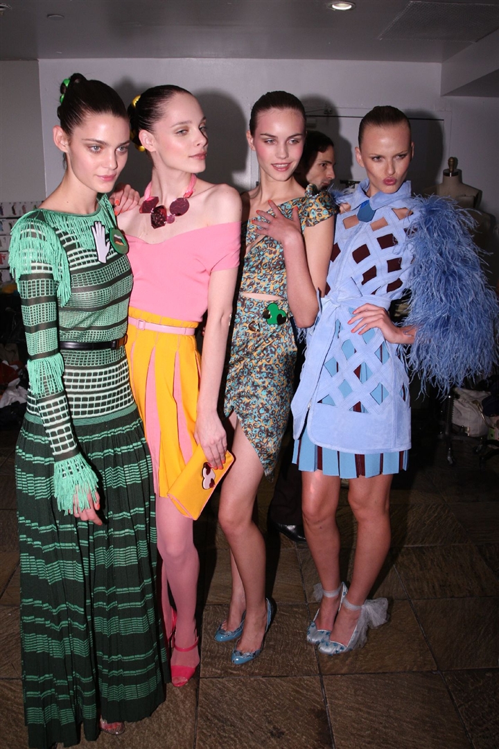 Zac Posen 2010 İlkbahar/Yaz Çekim Arkası