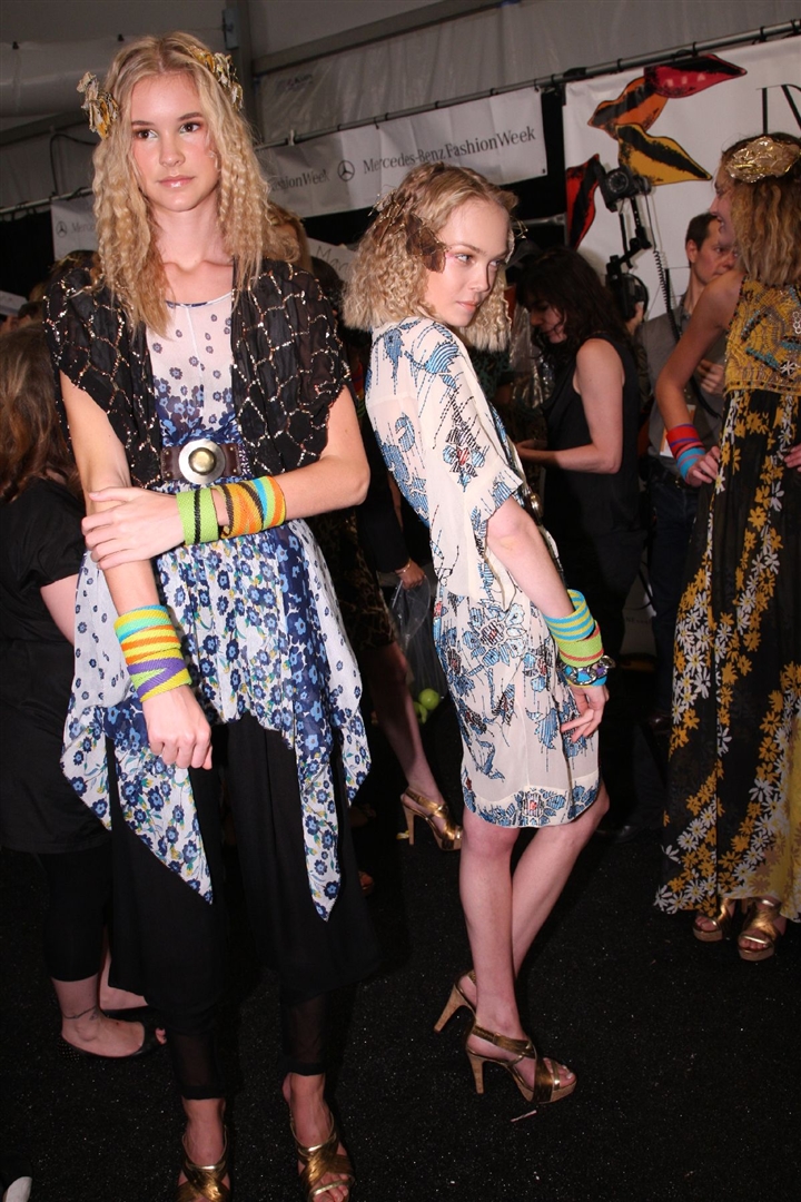 Diane von Furstenberg 2010 İlkbahar/Yaz Çekim Arkası
